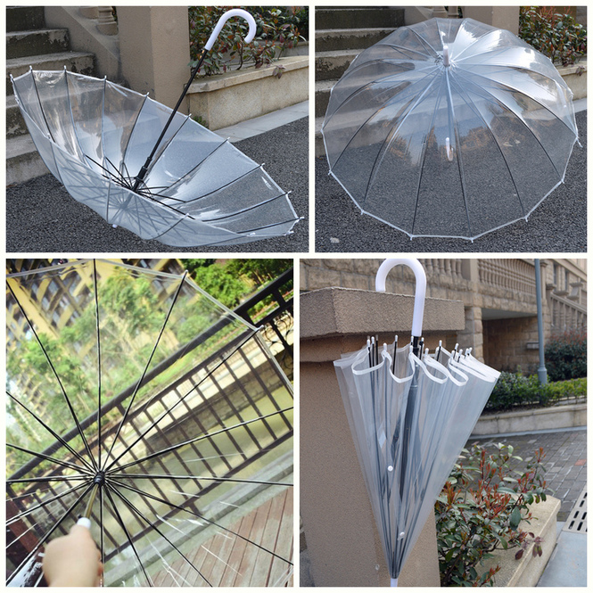 Купить большой прозрачный зонт в Москве